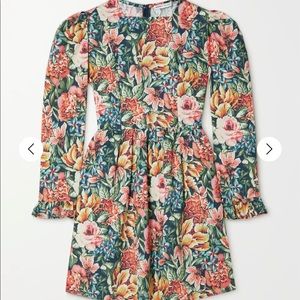 batsheva laura ashley mini prairie dress